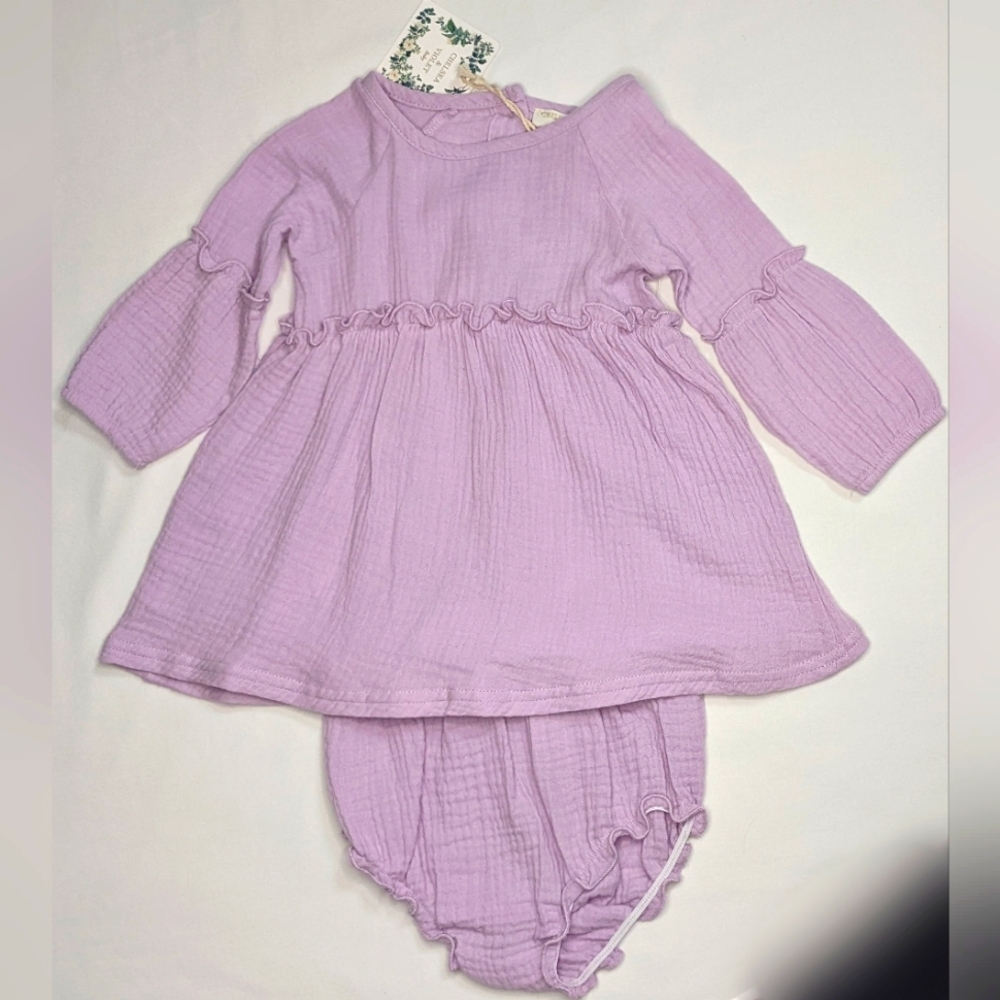 Chelsea+Violet Baby Girls 18 months light purple Long Sleeve Dress
